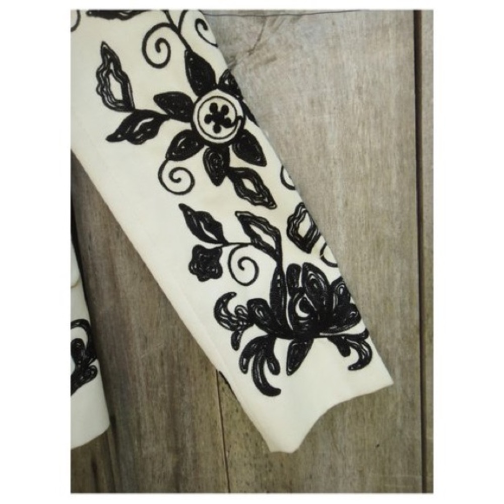 Authentic Gorgeous Vintage Sequin Light Gray & Bl… - image 5